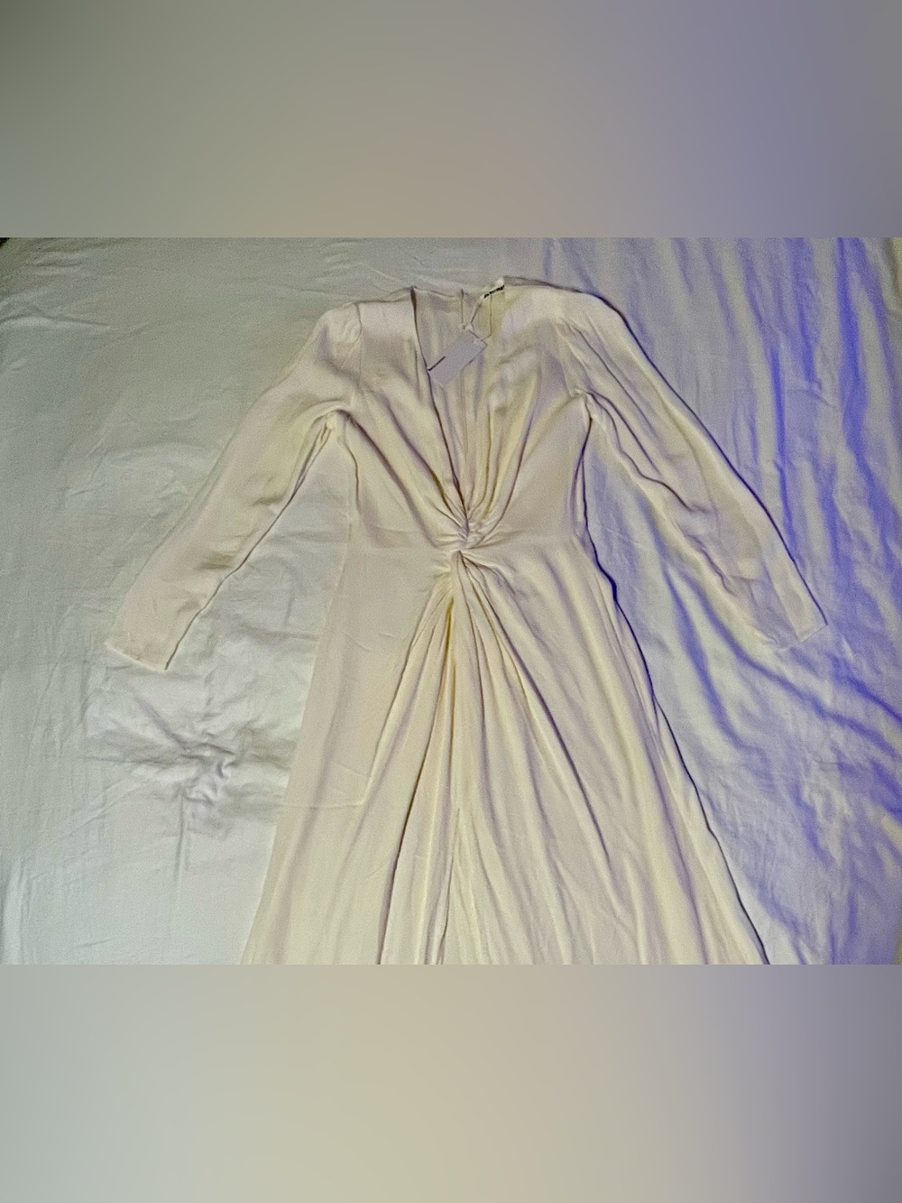 NWT-Reformation Gatsby Wedding Dress in Ivory- Size 6 - Picture 14 of 14